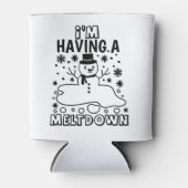 Rafraîchisseur Pour Canette Avoir une fusion | Funny Christmas Snowman Humour (Devant)