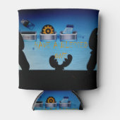 Rafraîchisseur Pour Canette Ayez un joyeux Noël de Noël - Un numérique festif (Devant)