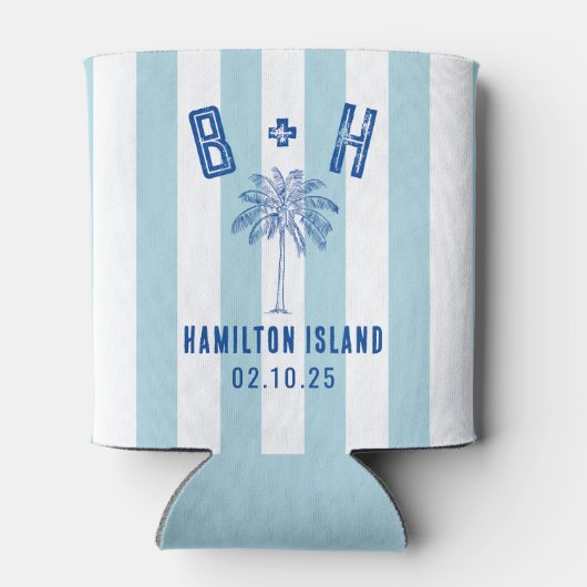 Rafraîchisseur Pour Canette B + H Palm Tree Conception personnalisée 01 (Dos)