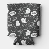 Rafraîchisseur Pour Canette B&W Cute Doodle Halloween Motif (Devant)