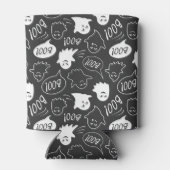 Rafraîchisseur Pour Canette B&W Cute Doodle Halloween Motif (Dos)