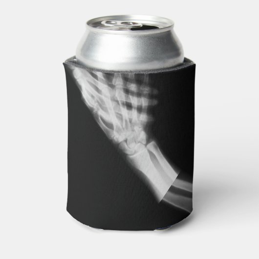 Rafraîchisseur Pour Canette B&W X-Ray Skeleton Shake main (Can Dos)