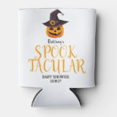 Rafraîchisseur Pour Canette Baby shower Citrouille Spooktaculaire Orange Cute (Devant)