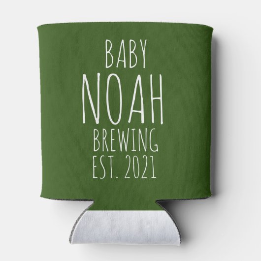 Rafraîchisseur Pour Canette Baby shower de lit Pregger Kegger peut refroidir, (Dos)