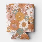 Rafraîchisseur Pour Canette Baby shower Floral Retro Terracotta Boho (Dos)