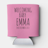 Rafraîchisseur Pour Canette Baby shower personnalisé Peut refroidir, Un bébé e (Dos)