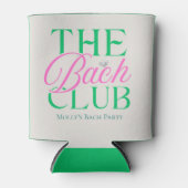 Rafraîchisseur Pour Canette Bach Club Moderne Simple Rose Vert Bachelorette (Devant)