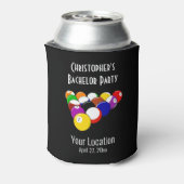 Rafraîchisseur Pour Canette Bachelor Party Pool Ball Billards Mariage Favorise (Can Dos)
