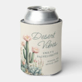 Rafraîchisseur Pour Canette Bachelorette Blooming Cactus Succulent Désert Vibe (Can devant)