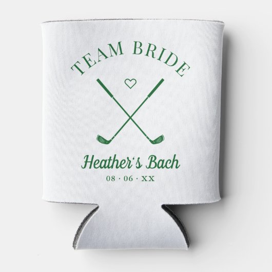 Rafraîchisseur Pour Canette Bachelorette de golf dernier Swing (Devant)