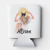 Rafraîchisseur Pour Canette Bachelorette de la fête de plage (Dos)