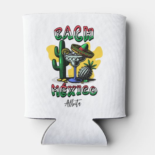 Rafraîchisseur Pour Canette bachelorette mexique (Dos)