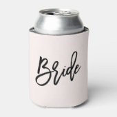 Rafraîchisseur Pour Canette Bachelorette Party Can Cooler BRIDE (Can devant)
