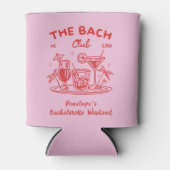 Rafraîchisseur Pour Canette Bachelorette Retro personnalisée Favoriser Koozie (Devant)