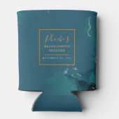 Rafraîchisseur Pour Canette Bachelorette Weekend Party Agate Earthy Motif (Dos)