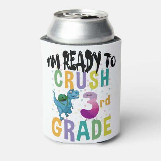 Rafraîchisseur Pour Canette Back to School I'm Ready To Crush 3Grade Dino (Can Dos)