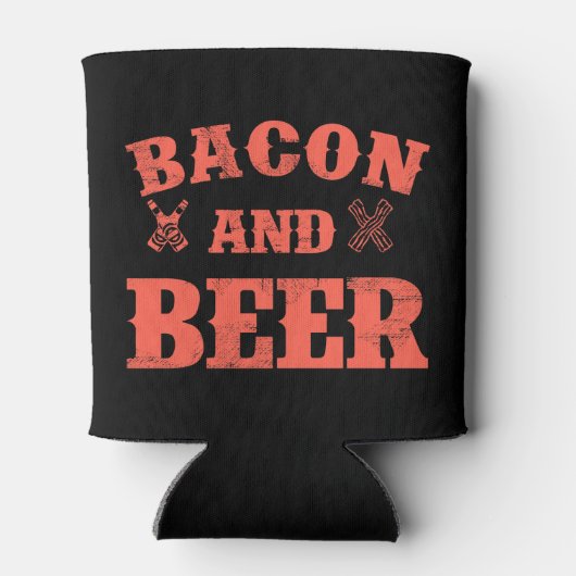 Rafraîchisseur Pour Canette Bacon et bière (Dos)