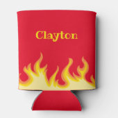 Rafraîchisseur Pour Canette Badass barbecue BBQ Bouton de cochon flamboyant (Dos)