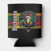 Rafraîchisseur Pour Canette Badge de clan Buchanan & Tartan (Devant)