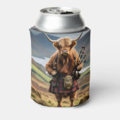 Rafraîchisseur Pour Canette Bagpiper de vache écossaise Highland (Can Dos)