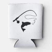 Rafraîchisseur Pour Canette Baguette de pêche et poisson (Devant)