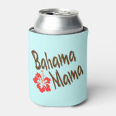 Rafraîchisseur Pour Canette Bahama Mama avec fleur d'hibiscus (Can devant)