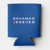 Rafraîchisseur Pour Canette Bahamas Marques de signalisation nautique drapeaux (Devant)