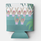 Rafraîchisseur Pour Canette Baigneurs artistiques | Synchro Natation Tropicale (Dos)