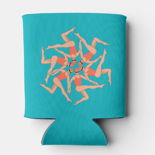 Rafraîchisseur Pour Canette Baigneurs - Baignade synchronisée (Dos)