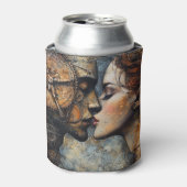 Rafraîchisseur Pour Canette Baiser romantique Steampunk (Can devant)