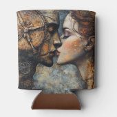 Rafraîchisseur Pour Canette Baiser romantique Steampunk (Dos)