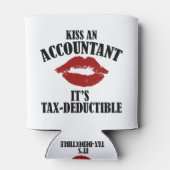 Rafraîchisseur Pour Canette baiser un comptable drôle CPA (Dos)