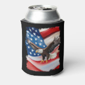 Rafraîchisseur Pour Canette Bald Eagle & US Drapeau 4 juillet (Can Dos)