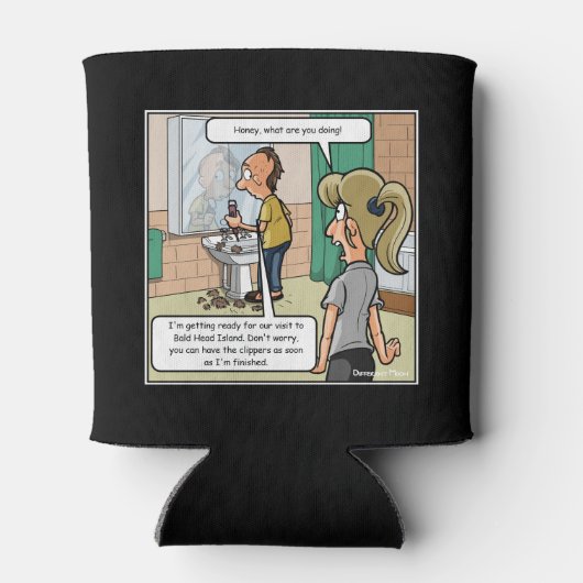 Rafraîchisseur Pour Canette Bald Head Island Funny Can Cooler (Dos)