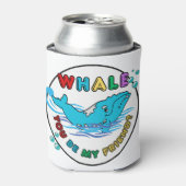 Rafraîchisseur Pour Canette Baleine Tu Es Mon Ami Blue Bubble Humpback Whale (Can devant)