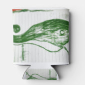 Rafraîchisseur Pour Canette baleine verte (Dos)