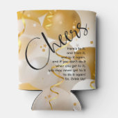 Rafraîchisseur Pour Canette Ballons d'or et de blanc (Dos)