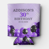 Rafraîchisseur Pour Canette Ballons violet (Devant)