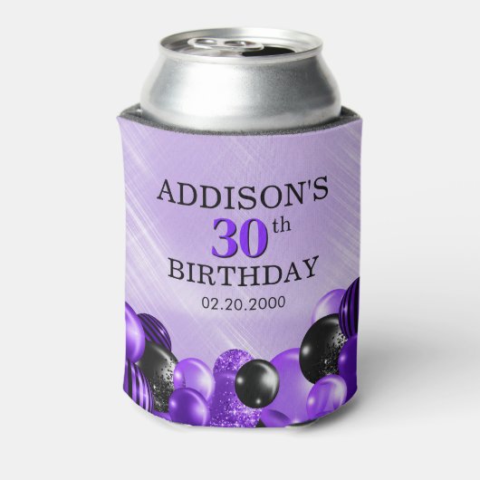 Rafraîchisseur Pour Canette Ballons violet (Can Dos)