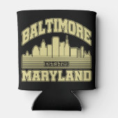 Rafraîchisseur Pour Canette Baltimore, Maryland (Dos)