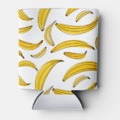 Rafraîchisseur Pour Canette Bananes d'aquarelle - jaune (Devant)