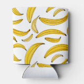 Rafraîchisseur Pour Canette Bananes d'aquarelle - jaune (Dos)