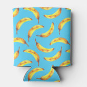 Rafraîchisseur Pour Canette Bananes Motif aquarelle (Dos)