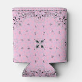 Rafraîchisseur Pour Canette Bandana rose Paisley Ouest (Dos)