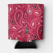 Rafraîchisseur Pour Canette Bandana rouge (Devant)