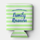 Rafraîchisseur Pour Canette Bande blanche verte Reunion familiale (Dos)