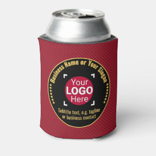Rafraîchisseur Pour Canette Bande classique de marque professionnelle - Rouge,