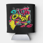 Rafraîchisseur Pour Canette bande dessinée Abstraite graffiti gronge les lèvre (Dos)