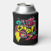 Rafraîchisseur Pour Canette bande dessinée Abstraite graffiti gronge les lèvre (Can Dos)
