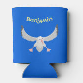 Rafraîchisseur Pour Canette Bande dessinée de l'oiseau mûre albatros (Dos)